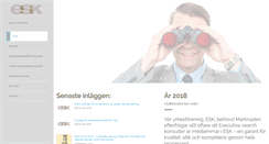 Desktop Screenshot of esk.se