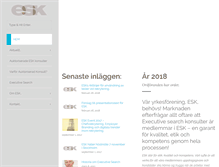 Tablet Screenshot of esk.se